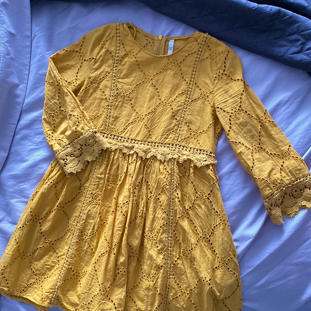Zara Mustard Yellow Romper/Dress